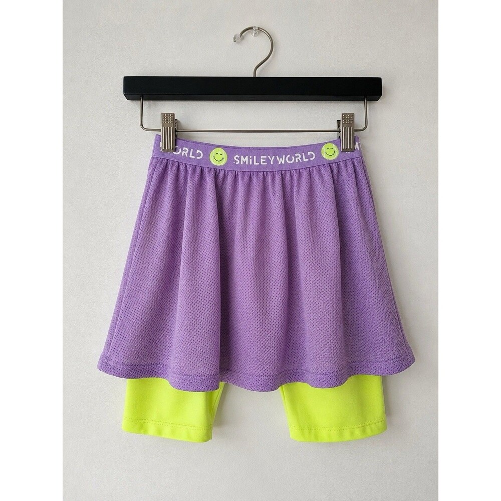 Zara Smiley World Girls Purple Tennis Skort Shorts Size 9-10 140 Athletic